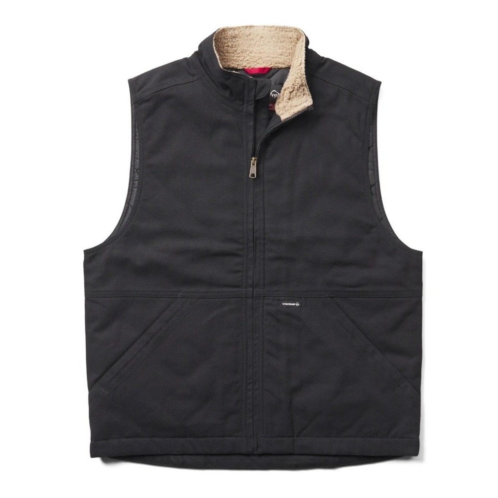 NWT Wolverine Men's Jaxon Sherpa Collar Canvas Vest Size XXL K21